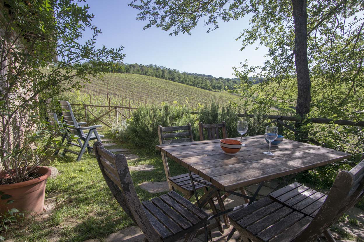 Il Fienile del Vichiaccio holiday house, interior and garden photos